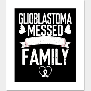 Glioblastoma Brain Cancer Tumor Grey  Awareness Posters and Art